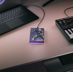Dysk zewnętrzny SEAGATE FireCuda Gaming Hard Drive 2TB USB 3.0 Black Panther Special Edition