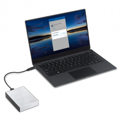 Dysk zewnętrzny SEAGATE One Touch 4TB External HDD with Password Protection Silver