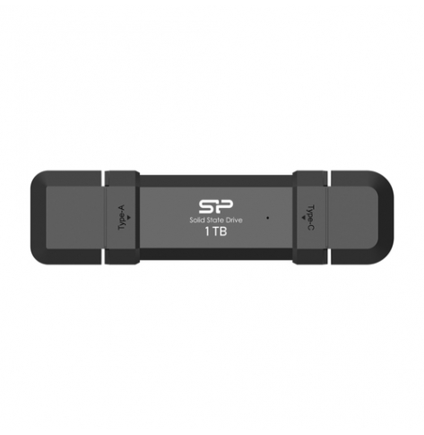 SILICON POWER DS72 1TB USB-A USB-C 1050-850 MB-s Czarny