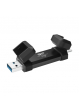Dysk zewnętrzny SILICON POWER DS72 1TB USB-A USB-C 1050-850 MB-s Czarny