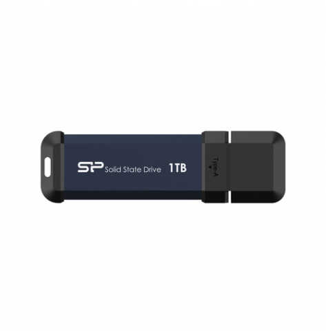 SILICON POWER MS60 1TB USB 3.2 Gen2 600-500 MB-s Niebieski