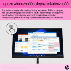 Monitor HP E24t G5 FHD Touch