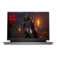 Laptop DELL Alienware x16 R2 16 QHD+ Ultra 7-155H 16GB 1TB SSD RTX4060 W11 2y Basic Support Lunar Silver