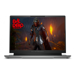 Laptop DELL Alienware x16 R2 16 QHD+ Ultra 9-185H 32GB 1TB SSD + 1TB SSD RTX4090 W11 2y Premium Support Lunar Silver