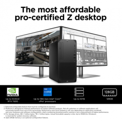 Komputer HP Z1 Tower G9 i9-14900 64GB 1TB SSD + 2TB SSD RTX4060 W11P