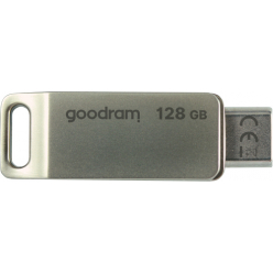 Pamięć USB GOODRAM 128GB PENDRIVE USB 3.2 Gen.1 oraz USB-C OTG Silver ODA3-1280S0R11