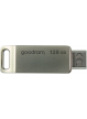 Pamięć USB GOODRAM 128GB PENDRIVE USB 3.2 Gen.1 oraz USB-C OTG Silver ODA3-1280S0R11