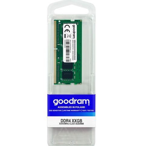 Pamięć GOODRAM SODIMM DDR4 32GB 3200 MHz CL22 GR3200S464L22-32G