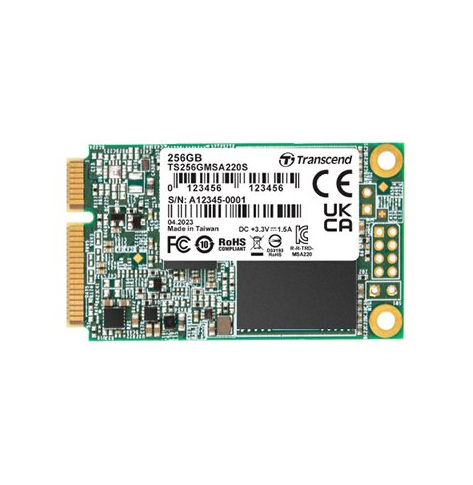 Dysk SSD TRANSCEND 128GB mSATA SSD SATA3 3D TLC