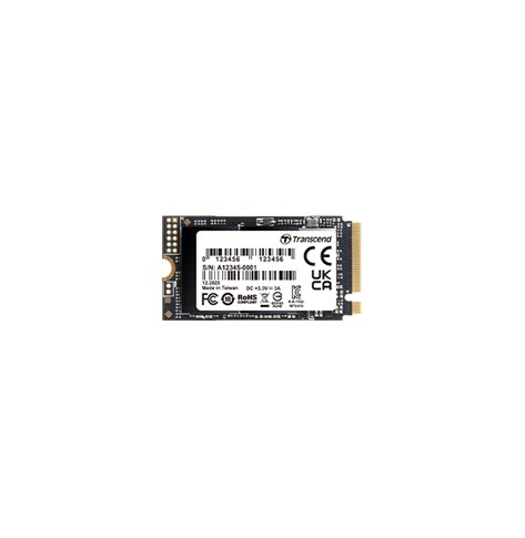 Dysk SSD TRANSCEND 1TB M.2 2242 PCIe Gen4x4 NVMe 3D TLC DRAM-less