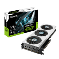 Karta graficzna GIGABYTE GeForce RTX 4060 Ti EAGLE OC ICE 8GB GDDR6 2xHDMI 2xDP
