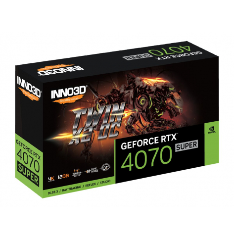 Karta graficzna INNO3D GeForce RTX 4070 SUPER Twin X2 OC
