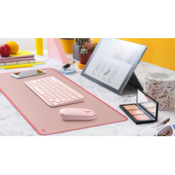 LOGITECH Desk Mat Studio Series Mouse pad dark rose