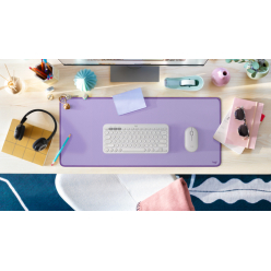 LOGITECH Desk Mat Studio Series Mouse pad lavender