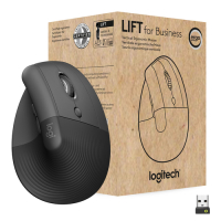 Mysz LOGITECH Lift for Business Vertical mouse ergonomic 6 buttons wireless Bluetooth 2.4 GHz Bolt USB receiver grafit