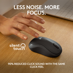 Mysz LOGITECH M240 Silent Mouse right and left-handed optical 3 buttons wireless Bluetooth grafit