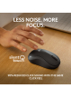 Mysz LOGITECH M240 Silent Mouse right and left-handed optical 3 buttons wireless Bluetooth grafit