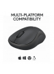 Mysz LOGITECH M240 Silent Mouse right and left-handed optical 3 buttons wireless Bluetooth grafit