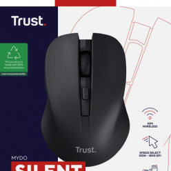 Mysz TRUST MYDO SILENT WIRELESS MOUSE BLK