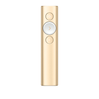Prezenter LOGITECH Spotlight Presentation remote control 3 buttons gold