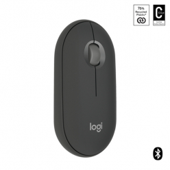 Mysz LOGITECH Pebble Mouse 2 M350s Mouse optical 3 buttons wireless Bluetooth 5.2 LE tonal grafit