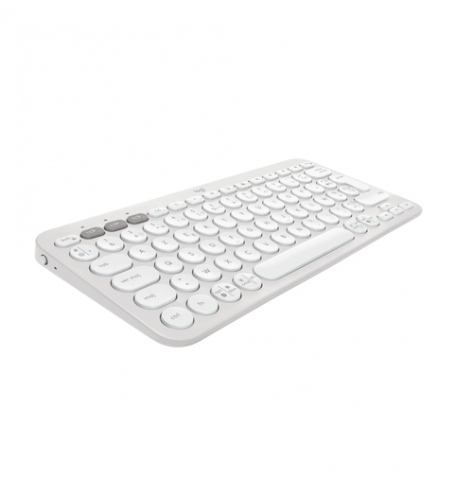 Klawiatura LOGITECH Pebble Keys 2 K380s - TONAL WHITE - US BT - N/A -973 - UNIVERSAL