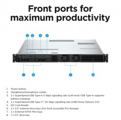 Komputer HP Z4 G5 Rack Xeon W3-2425 64GB 1TB SSD RTXA4000 W11P