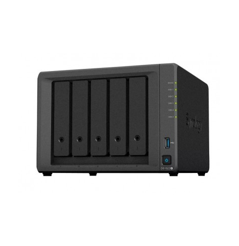 Serwer NAS Synology DS1522+ 5x0HDD AMD Ryzen R1600 2,6Ghz 8GB 4x1GbE RJ45 3Y