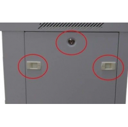 Szafa serwerowa EXTRALINK 15U 600X600 wisząca szafa rack szara