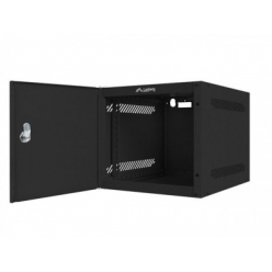 Szafa serwerowa LANBERG Rack cabinet 10inch wall mount 4U 280x310 black with metal door flat pack