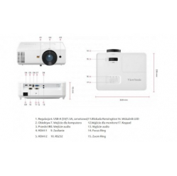 Projektor ViewSonic PA700X 4500