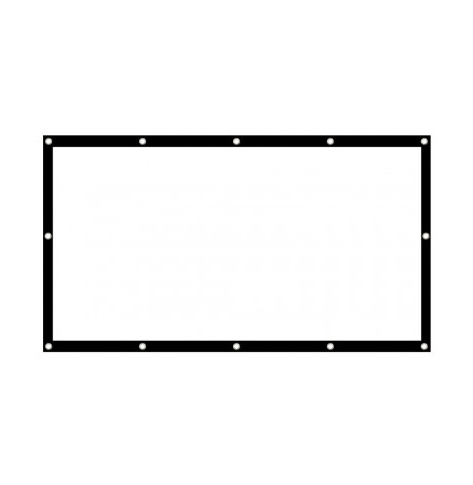 Ekran projekcyjny Maclean 84 cale MC-980 186x100cm obramowanie 25mm