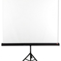 Ekran projekcyjny Avtek na statywie TRIPOD STANDARD 200 1:1 200x200cm powierzchnia biala matowa