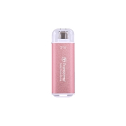 Dysk zewnętrzny TRANSCEND ESD300P 1TB External SSD USB 10Gbps Type C Pink