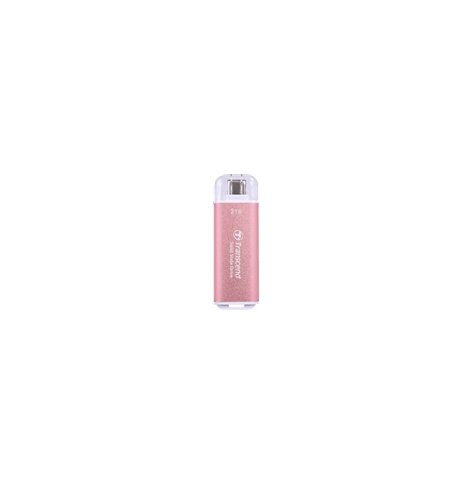 Dysk zewnętrzny TRANSCEND ESD300P 500GB External SSD USB 10Gbps Type C Pink