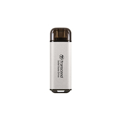 Dysk zewnętrzny TRANSCEND ESD300S 512GB External SSD USB 10Gbps Type C Silver