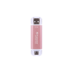 Dysk zewnętrzny TRANSCEND ESD310P 1TB External SSD USB 10Gbps Type C-A Pink