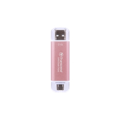 Dysk zewnętrzny TRANSCEND ESD310P 512GB External SSD USB 10Gbps Type C-A Pink