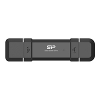Dysk zewnętrzny SILICON POWER DS72 250GB USB-A USB-C 1050-850 MB-s Czarny