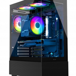 KOMPUTER GAMINGOWY - RGB LOOK GAMER RYZEN 7 5700X 32GB RTX 4060 SSD 1TB WIFI Win11