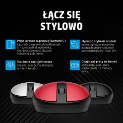 Mysz Bezprzewodowa HP 240 Bluetooth Biala