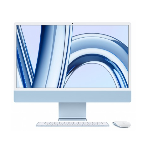 Komputer APPLE iMac 24 Retina 4.5K M3 256GB SSD Blue