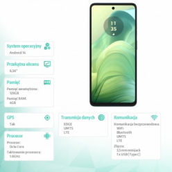 Motorola Smartfon moto G04 4/128GB Zielony