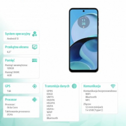 Motorola Smartfon Moto g14 4/128 GB Niebieski
