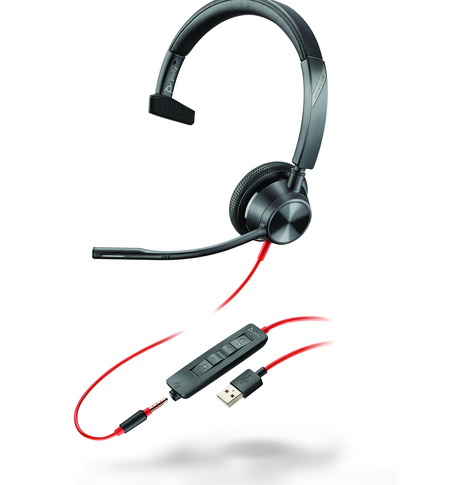 Słuchawki HP Poly Blackwire 3315 USB-A Headset