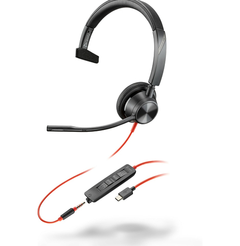 Słuchawki HP Poly Blackwire 3315 USB-C Headset