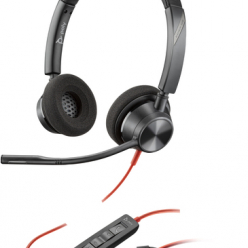 Słuchawki HP Poly Blackwire 3320 Stereo USB-C Headset +USB-C/A Adapter