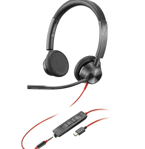 Słuchawki HP Poly Blackwire 3325 USB-C Headset