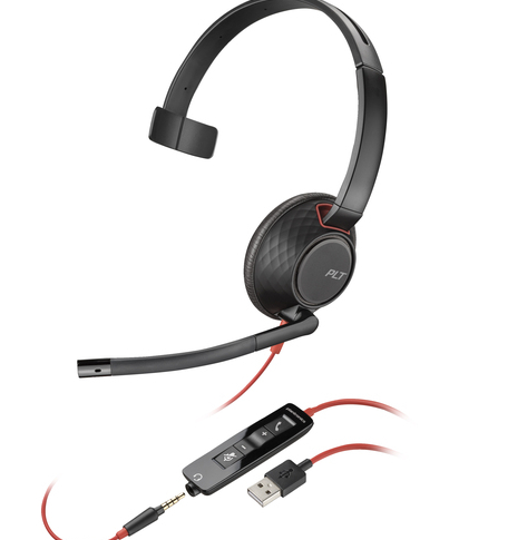 Słuchawki HP Poly Blackwire 5210 Monaural USB-A Headset