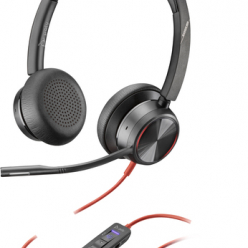 Słuchawki HP Poly Blackwire 8225 Stereo Microsoft Teams Certified USB-C Headset +USB-C/A Adapter